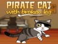 Pirate Котка с счупен крак, за да играят онлайн